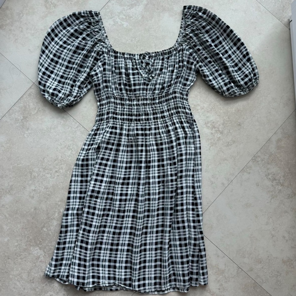 Faithful the Brand Francis plaid mini dress
